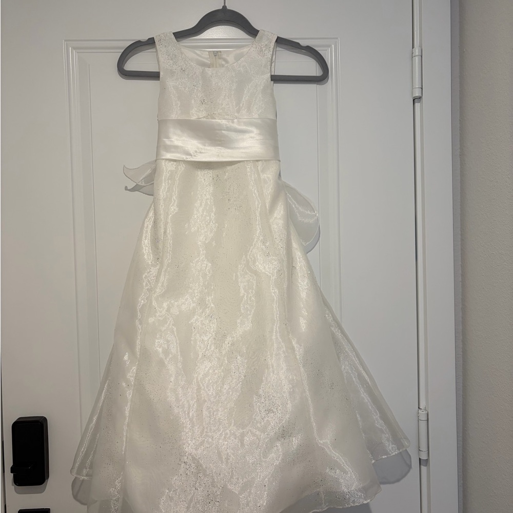 Elegant White Kids Dress